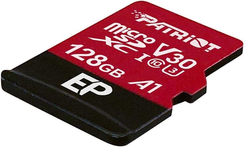 Карта пам`ятi MicroSDXC 128GB UHS-I/U3 Class 10 Patriot EP A1 R90/W80MB/s + SD-adapter (PEF128GEP31MCX) PEF128GEP31MCX фото