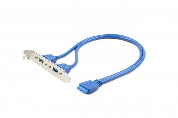 Планка розширення Cablexpert (CC-USB3-RECEPTACLE) USB3.0-10P, 0.44 м, синій CC-USB3-RECEPTACLE фото