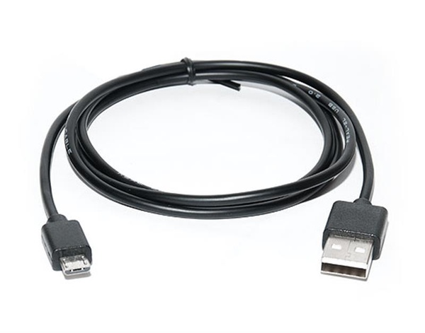 Кабель REAL-EL Pro USB2.0 AM-micro USB type B 0.6M чорний EL123500021 фото