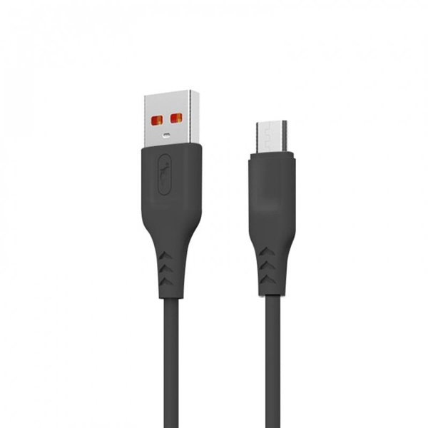 Кабель SkyDolphin S61V USB - мicroUSB 1м, Black (USB-000448) USB-000448 фото