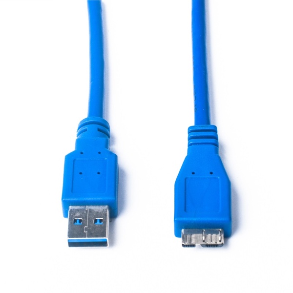 Кабель ProLogix (PR-USB-P-12-30-3m) USB 3.0 AM/MicroBM, синій, 3м PR-USB-P-12-30-3m фото
