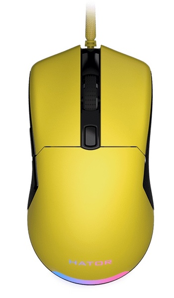 Мишка Hator Pulsar Essential Yellow (HTM-308) USB HTM-308 фото