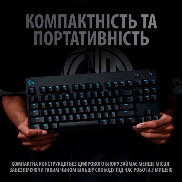 Клавiатура Logitech G Pro Mechanical Gaming USB (920-009392) 920-009392 фото