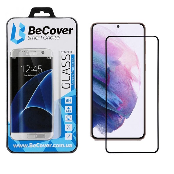 Захисне скло BeCover для Samsung Galaxy S21+ SM-G996 Black (705916) 705916 фото