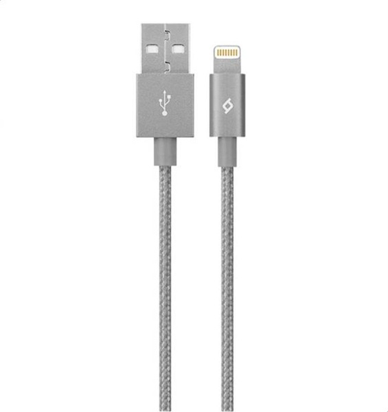 Кабель Ttec (2DKM02UG) USB - Lightning, AlumiCable, 1.2м, Space Gray, MFi 2DKM02UG фото