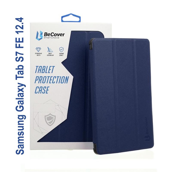Чохол-книжка BeCover Smart для Samsung Galaxy Tab S7 FE SM-T735 Deep Blue (706700) 706700 фото