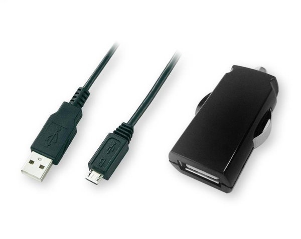 Автомобільний зарядний пристрій Global MSH-SC-031 (1USBx2.1A) Black (1283126445767) + кабель microUSB 1283126445767 фото