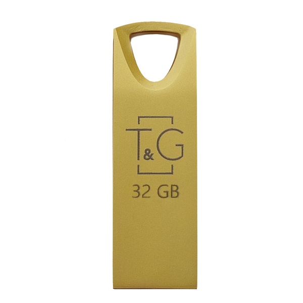 Флеш-накопичувач USB 32GB T&G 117 Metal Series Gold (TG117GD-32G) TG117GD-32G фото