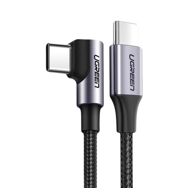 Кабель Ugreen US255 USB-C - USB-C, 1м, Black-Gray (50123) 50123 фото