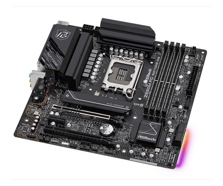 Материнська плата ASRock Z690M PG Riptide/D5 Socket 1700 Z690M PG RIPTIDE/D5 фото