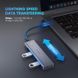 Концентратор USB Type-C Ugreen 4xUSB 3.0, Gray (70336) 70336 фото 3