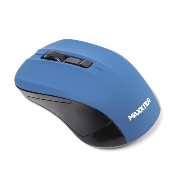 Мишка бездротова Maxxter Mr-337-Bl Blue USB Mr-337-Bl фото