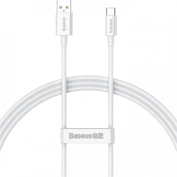 Кабель Baseus Superior USB-USB Type-C, 5A, 100W, 2м White (CAYS001402) CAYS001402 фото