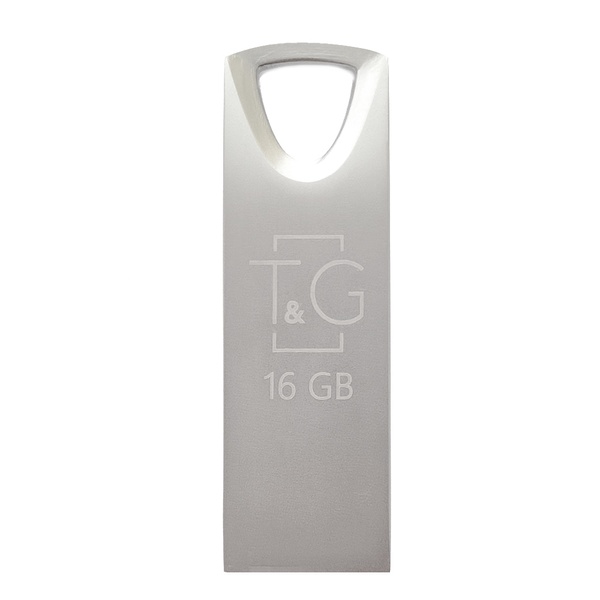 Флеш-накопичувач USB 16GB T&G 117 Metal Series Silver (TG117SL-16G) TG117SL-16G фото