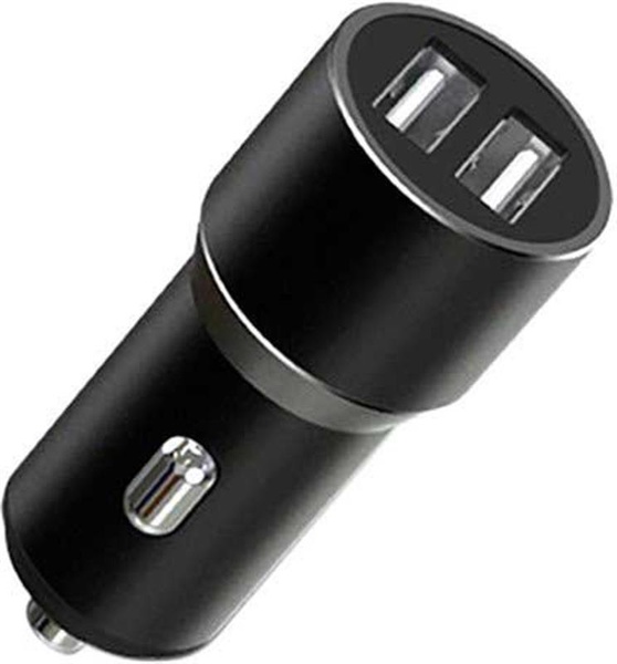 Автомобільний зарядний пристрій XO CC30 Metal Car Charger (2USB, 2.4A) Black (XO-CC30-BK) XO-CC30-BK фото