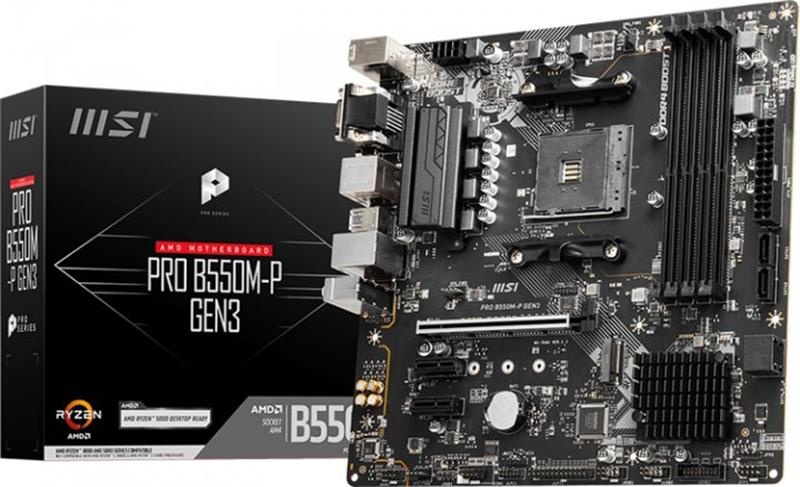 Материнська плата MSI Pro B550M-P Gen3 Socket AM4 PRO B550M-P GEN3 фото