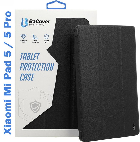 Чохол-книжка BeCover Soft Edge для Xiaomi Mi Pad 5/5 Pro Black (708361) 708361 фото