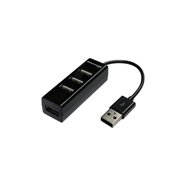 Концентратор Grand-X Travel 4хUSB2.0 Black (GH-403) GH-403 фото