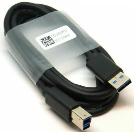 Кабель Dell USB 3.0 AM/BM 1.8 м Black, OEM 5KL2E22501-OEM фото