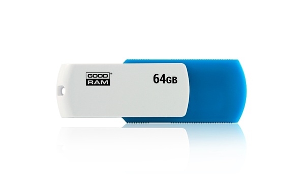 Флеш-накопичувач USB 64GB GOODRAM UCO2 (Colour Mix) Blue/White (UCO2-0640MXR11) UCO2-0640MXR11 фото
