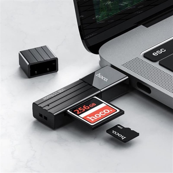 Кардрідер USB3.0 Hoco HB20 Black (HB20U3) HB20U3 фото