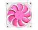 Вентилятор ID-Cooling ZF-12025-PINK ARGB (Single Pack), 120x120x25мм, 4-pin PWM, білий з рожевим ZF-12025-PINK фото 2