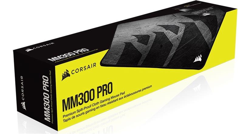 Iгрова поверхя Corsair MM300 PRO Premium Spill-Proof Cloth Gaming Mouse Pad - Medium (CH-9413631-WW) CH-9413631-WW фото