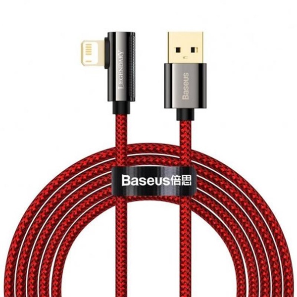 Кабель Baseus Legend Series Elbow USB-Lightning, 2м, Red (CACS000109) CACS000109 фото