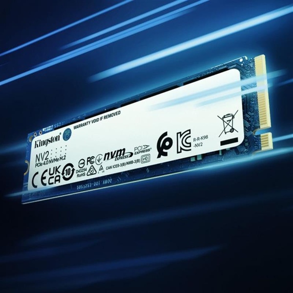 Накопичувач SSD 500GB M.2 NVMe Kingston NV2 M.2 2280 PCIe Gen4.0 x4 (SNV2S/500G) SNV2S/500G фото