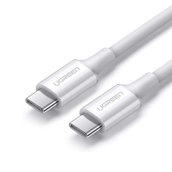 Кабель Ugreen US300 USB-C - USB-C, 2м, White (60552) 60552 фото