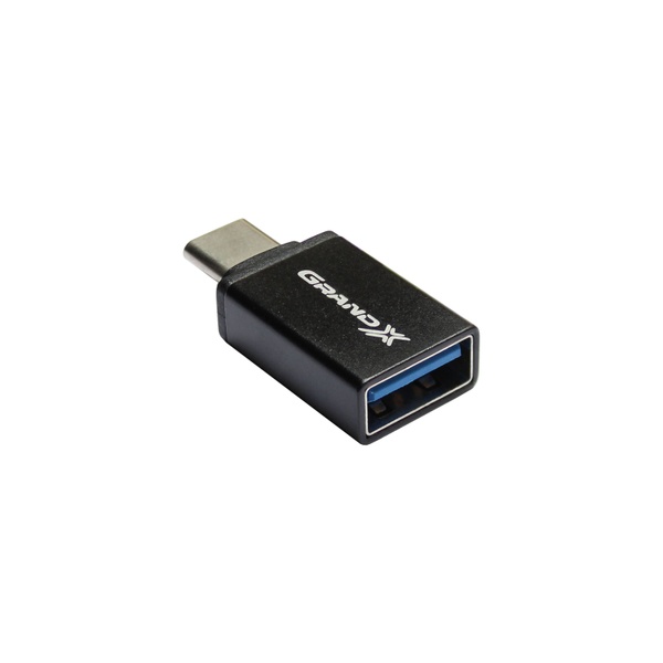 Адаптер Grand-X USB Type-C(BM)-USB 3.0(AF) Black (AD-112) AD-112 фото