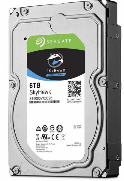 Накопичувач HDD SATA 6.0TB Seagate SkyHawk Surveillance 256MB (ST6000VX001) ST6000VX001 фото