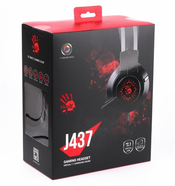 Гарнітура A4Tech Bloody J437 Black J437 Bloody (Black) фото