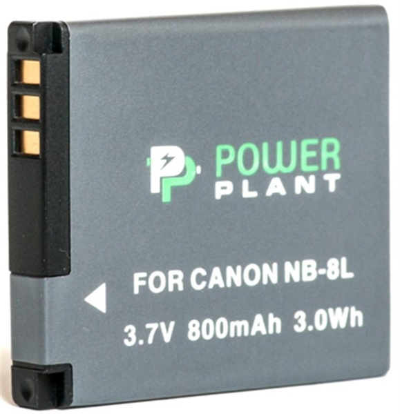 Акумулятор PowerPlant Canon NB-8L 800mAh (DV00DV1256) DV00DV1256 фото