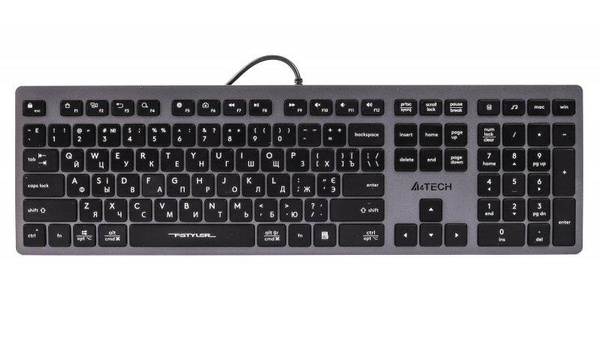 Клавіатура A4Tech Fstyler FX-50 Grey FX-50 USB (Grey) фото