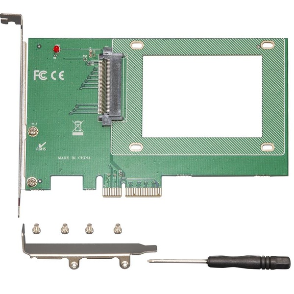 Контролер Frime SFF8639 (ECF-PCIEtoSSD005.LP) PCI-E-U.2 ECF-PCIEtoSSD005.LP фото