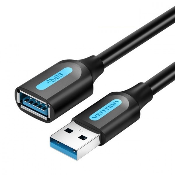 Подовжувач Vention USB-USB 1.5m, Black (CBHBG) CBHBG фото