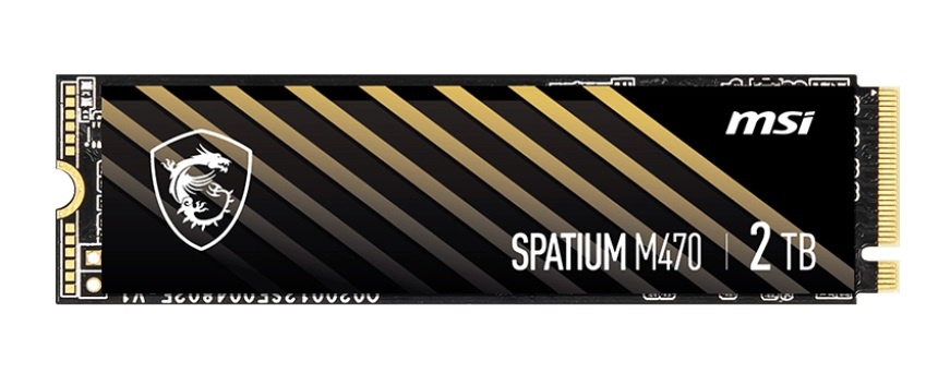 Накопичувач SSD 2TB MSI Spatium M470 M.2 2280 PCIe 4.0 x4 NVMe 3D NAND TLC (S78-440Q470-P83) S78-440Q470-P83 фото