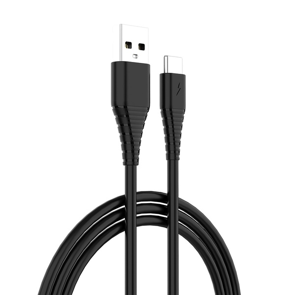 Мережевий зарядний пристрій ColorWay (1USBx3A) QC3.0 Black (CW-CHS013QCC-BK) + кабель USB Type-C CW-CHS013QCC-BK фото
