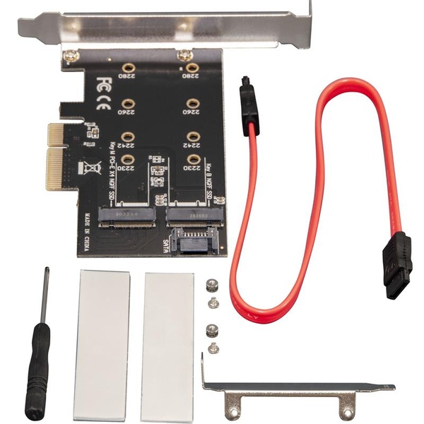 Контролер Frime (ECF-PCIEtoSSD001.LP) PCI-E-M.2 (B&M Key) NGFF ECF-PCIEtoSSD001.LP фото