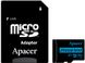 Карта пам`ятi MicroSDXC 256GB UHS-I/U3 Class 10 Apacer (AP256GMCSX10U7-R) + SD адаптер AP256GMCSX10U7-R фото 1