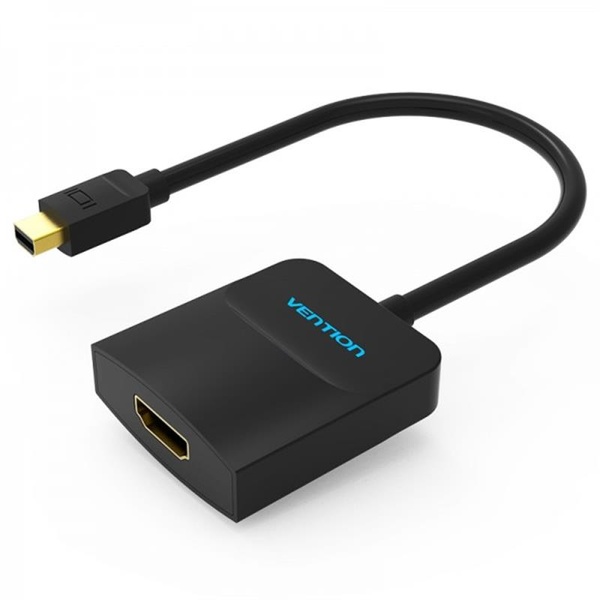 Адаптер Vention mini DisplayPort - HDMI (M/F), 0.15 м, Black (HBCBB) HBCBB фото