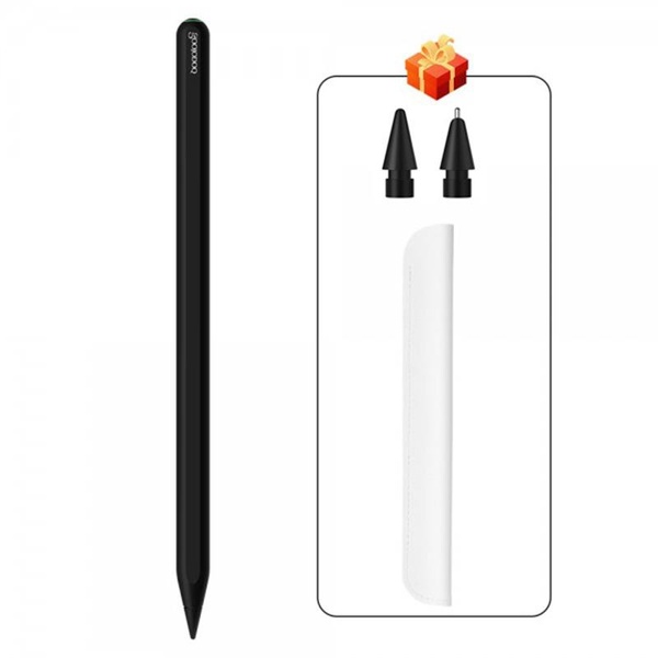Стилус для планшета Goojodoq Apple iPad 2018-2023 Goojodoq GD13 Wireless Magnetic 0.6mm Black (1005004022036065B) 1005004022036065B фото