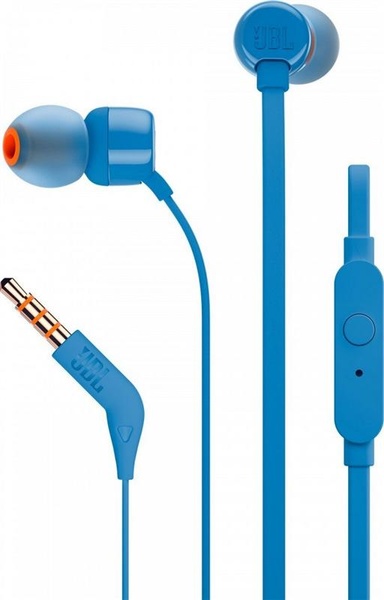 Гарнітура JBL T110 Blue (JBLT110BLU) JBLT110BLU фото