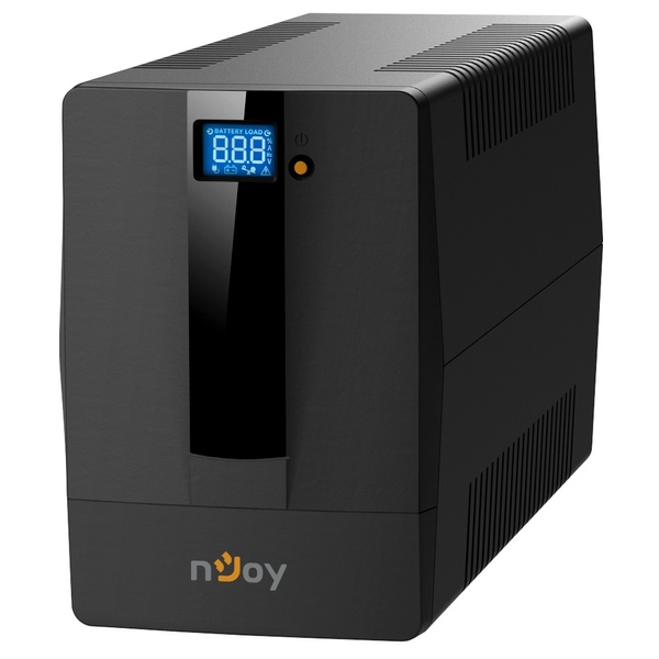 Джерело безперебійного живлення NJOY Horus Plus 1500 (PWUP-LI150H1-AZ01B) Lin.int., AVR, 4 x евро, USB, LCD, пластик Horus Plus 1500 USB фото