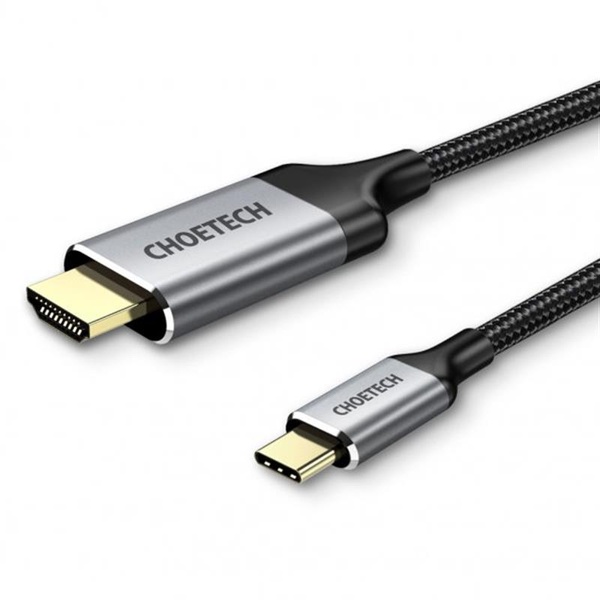 Кабель Choetech HDMI - USB Type-C (M/M), 1.8 м, Grey (CH0021-BK) CH0021-BK фото