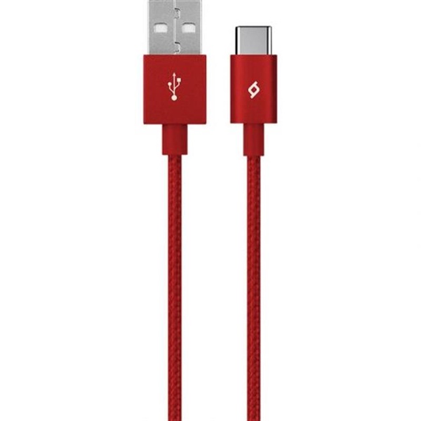 Кабель Ttec (2DK18K) USB - Type-C, AlumiCable, 1.2м, Red 2DK18K фото