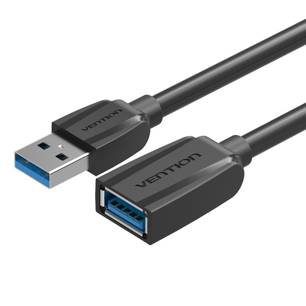 Кабель Vention OTG USB3.0 AF - USB3.0 AM, 3 m, Black (VAS-A45-B300) VAS-A45-B300 фото