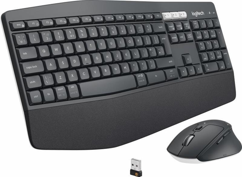 Комплект (клавіатура, мишка) бездротовий Logitech MK850 Black USB (920-008226) 920-008226 фото