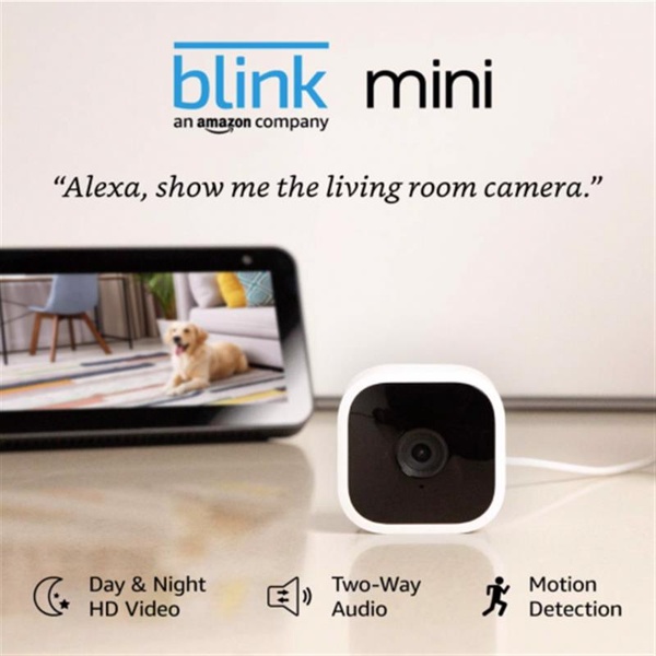 IP камера Amazon Blink Mini 1080P HD Indoor Smart Security (BCM00300U) BCM00300U фото